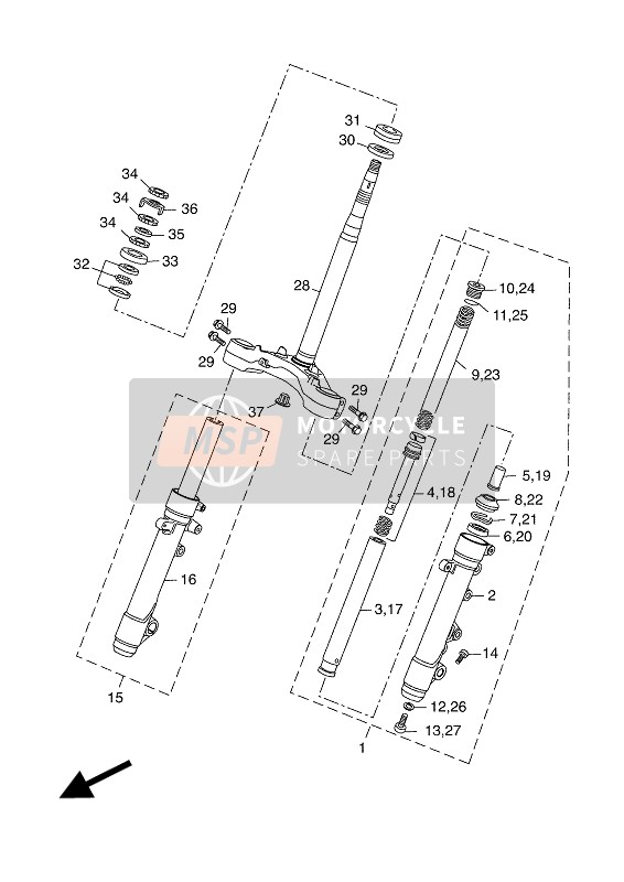 Yamaha YP250RA 2016 Timone per un 2016 Yamaha YP250RA